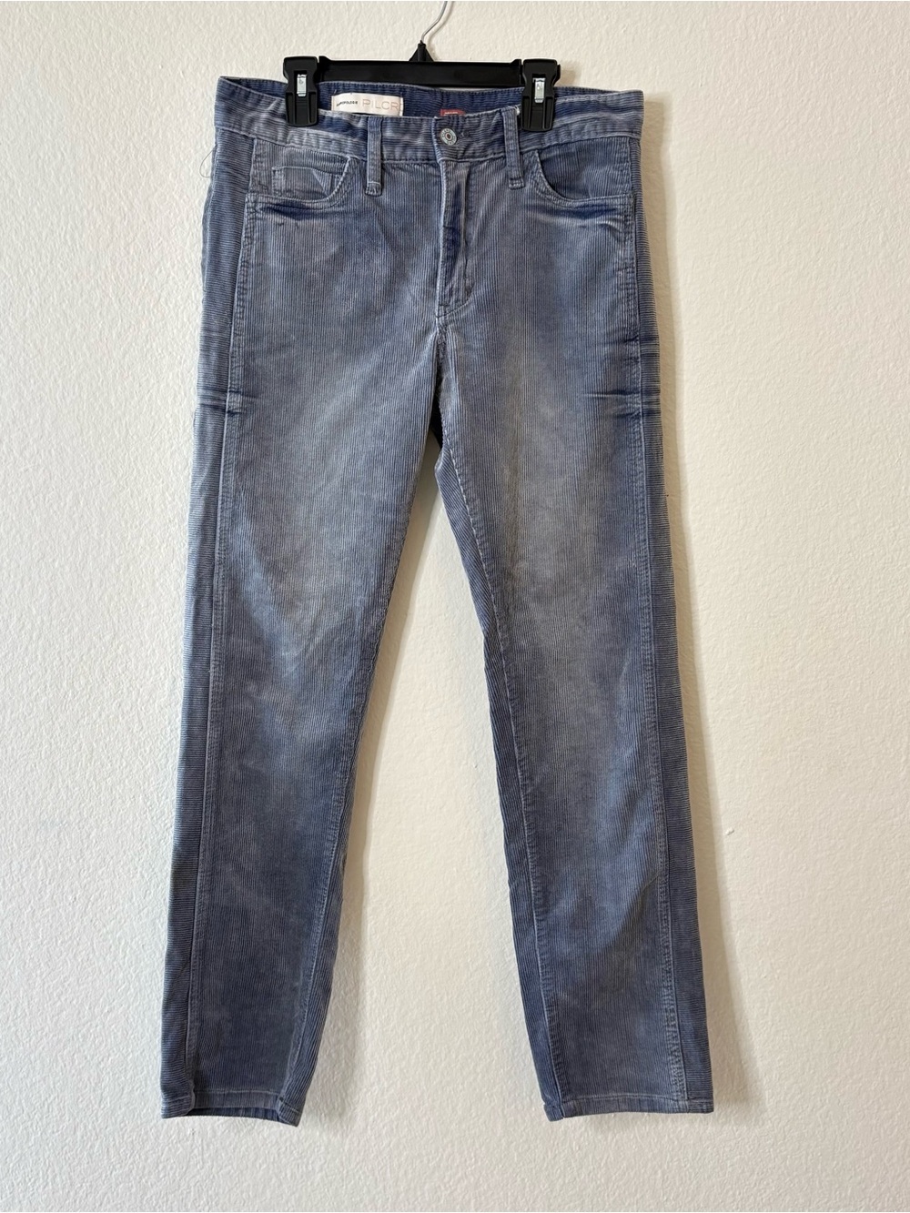 Pilcro by Anthropologie Slim Boyfriend Corduroy Pants Size 27 Blue